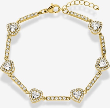 Bracelet 'LUCIENNE' Cala Rose en or : devant