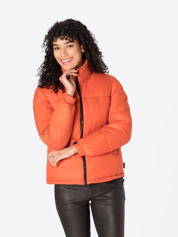 Schott NYC Winterjas 'Belstar' in Oranje: voorkant