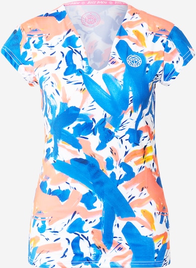 BIDI BADU Performance Shirt 'Bella 2.0' in Azure / Coral / Dark orange / White, Item view