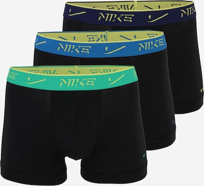 Sportinės trumpikės iš NIKE Underwear, spalva – mėlyna / tamsiai mėlyna / žaliosios citrinos spalva / juoda, Prekių apžvalga
