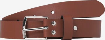 Ceinture 'NOOR' JACK & JONES en marron : devant