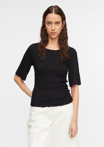 COMMA T-Shirt in Schwarz: Vorderseite