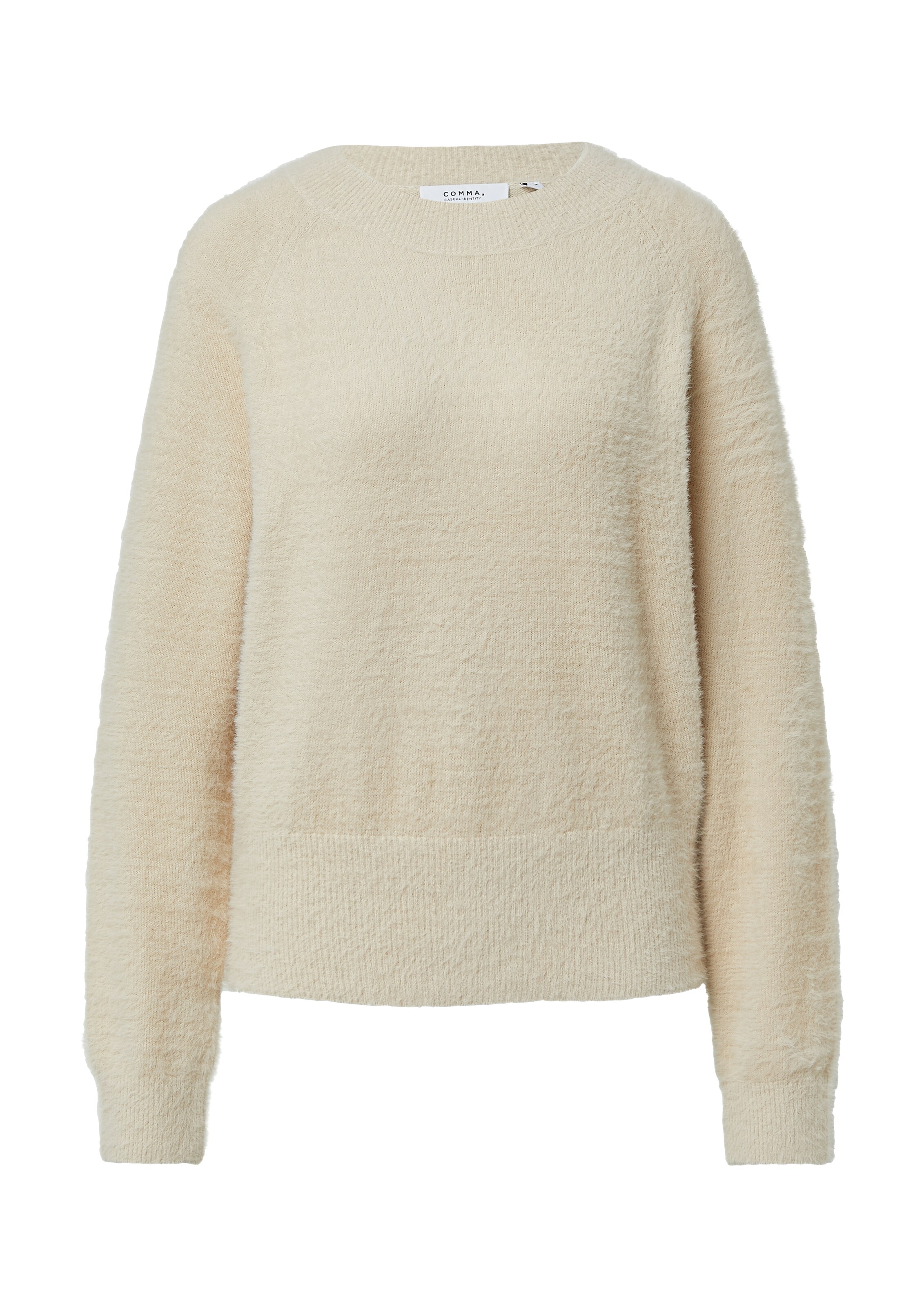 comma casual identity Sweater in Beige: front