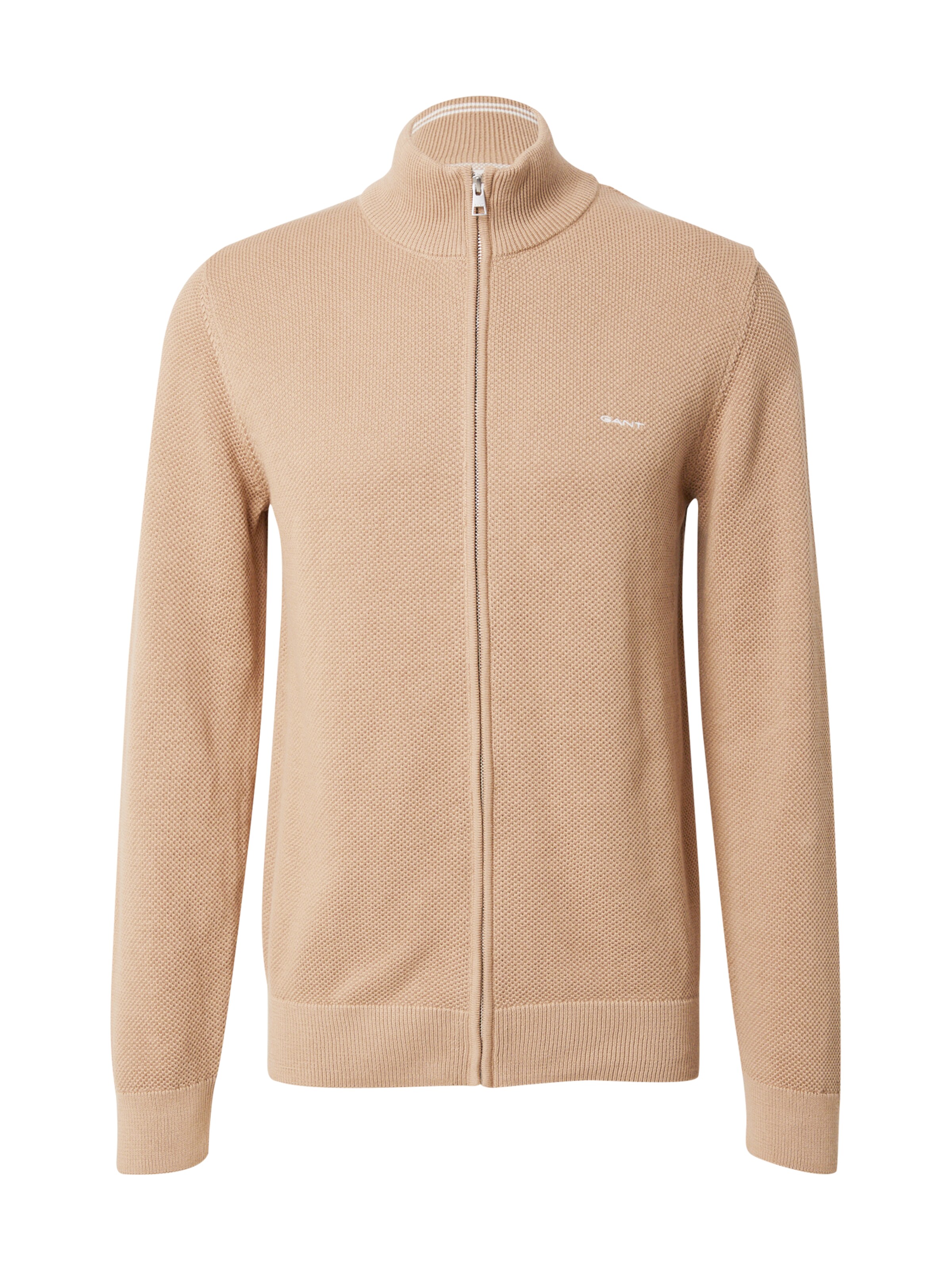 Vestes en maille GANT en beige : devant