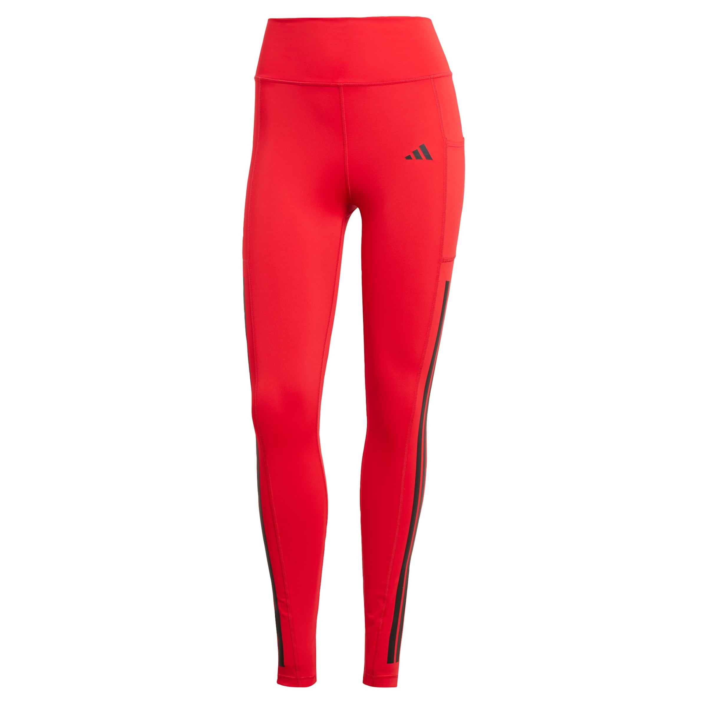ADIDAS PERFORMANCE Skinny Sporthose 'Optime' in Rot: Vorderseite