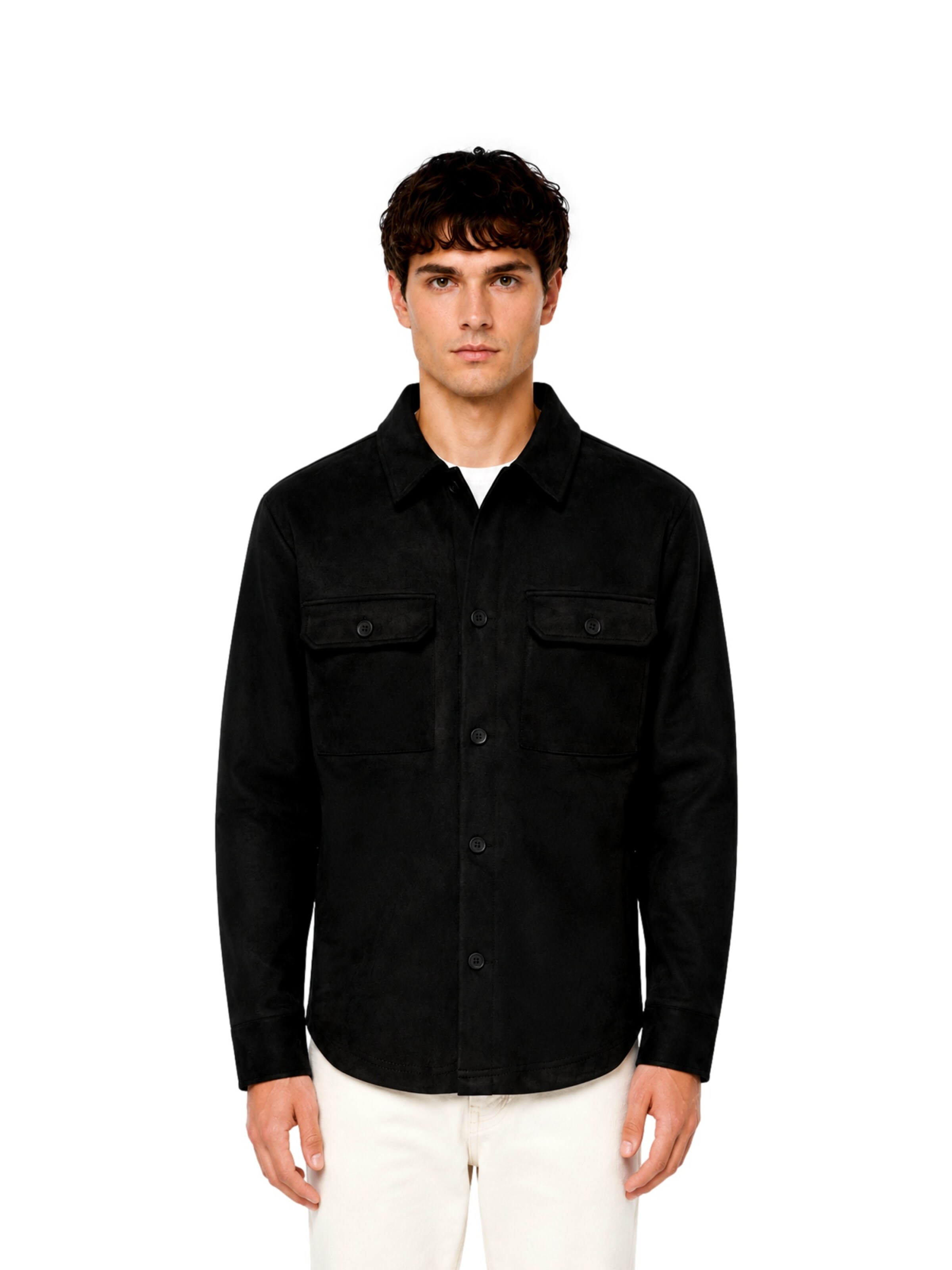 Only & Sons - Casaco meia-estação 'ONSNATE KODYL' em preto: frente