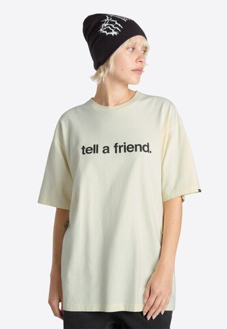 T-Shirt 'Tell A Friend' VANS en beige