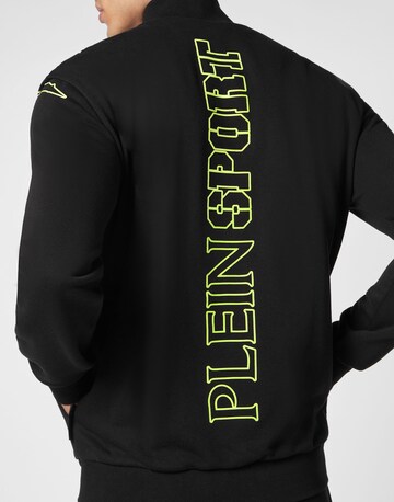 Plein Sport Sweat jacket 'Scratch' in Black