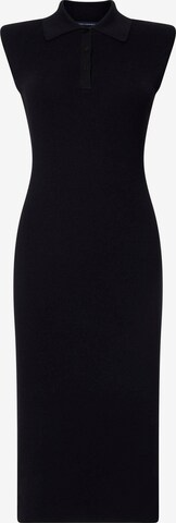 FRENCH CONNECTION Úpletové šaty 'Katie' – černá: přední strana