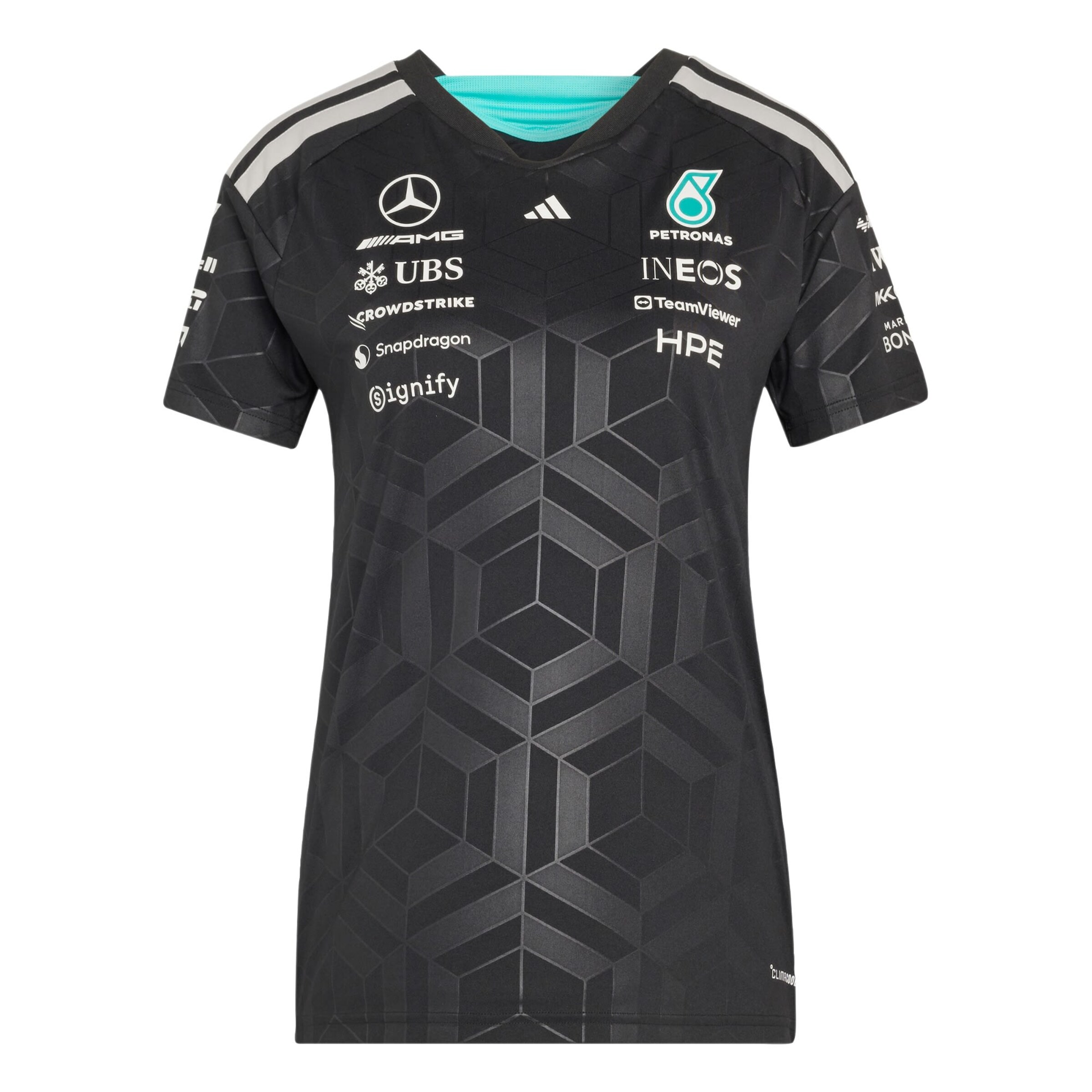 Maillot 'Mercedes - Amg Petronas Formula 1 Team Driver' ADIDAS PERFORMANCE en noir : devant