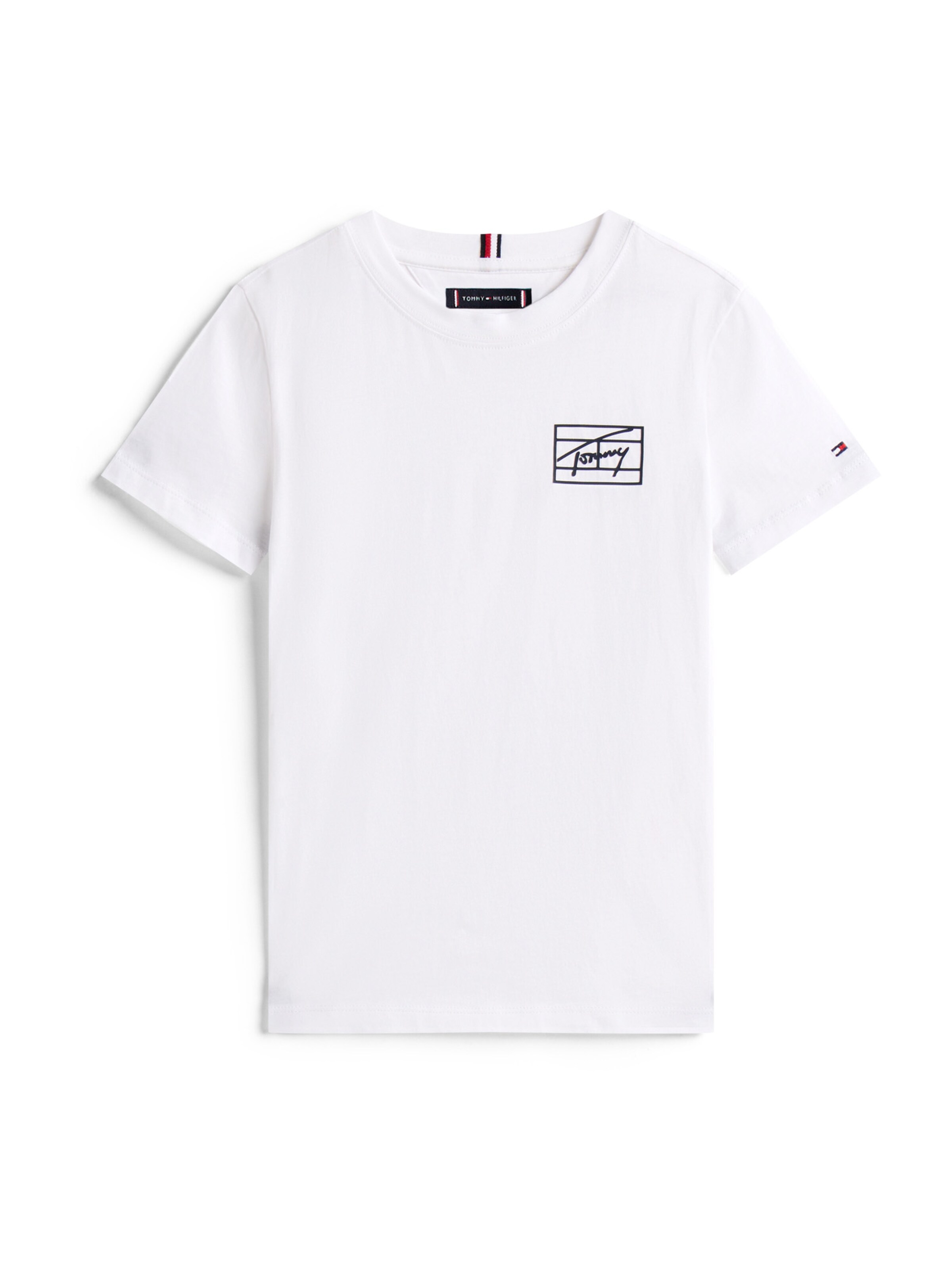 TOMMY HILFIGER Μπλουζάκι 'VARSITY' σε λευκό: μπροστά