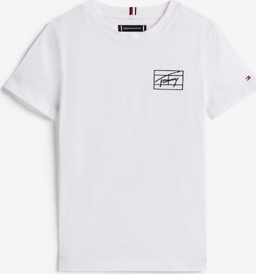TOMMY HILFIGER Shirts 'VARSITY' i hvid: forside