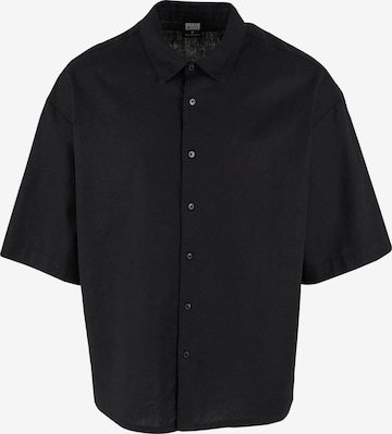 Fit confort Chemise Urban Classics en noir : devant