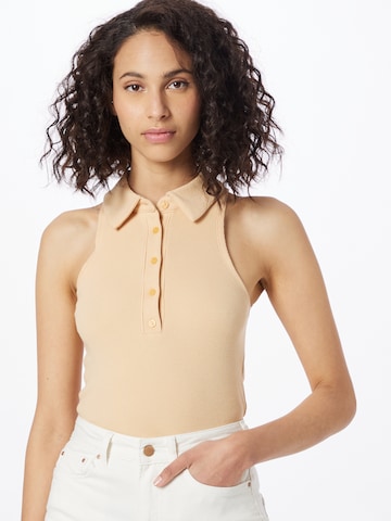 Abercrombie & Fitch Top in Beige: front