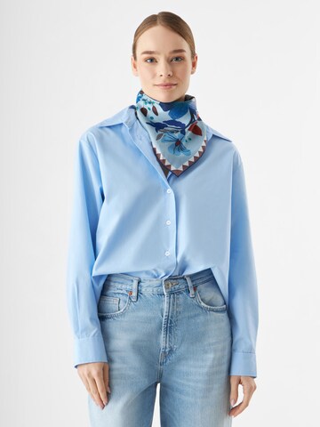 CODELLO Shawl in Blue