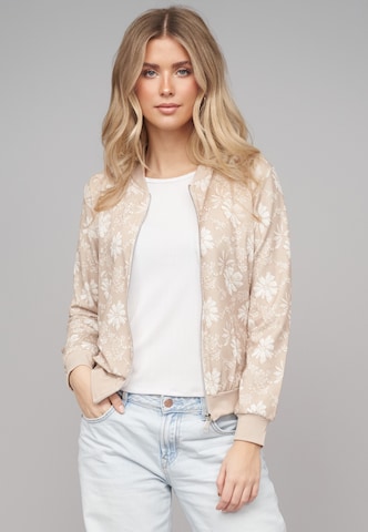 Cloud5ive Between-season jacket in Beige: front