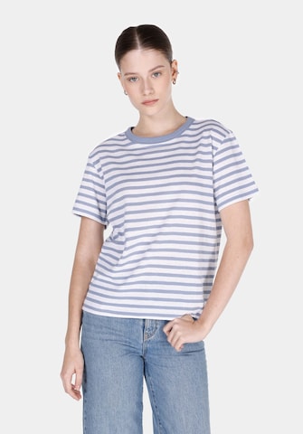 T-shirt Colin's en bleu : devant