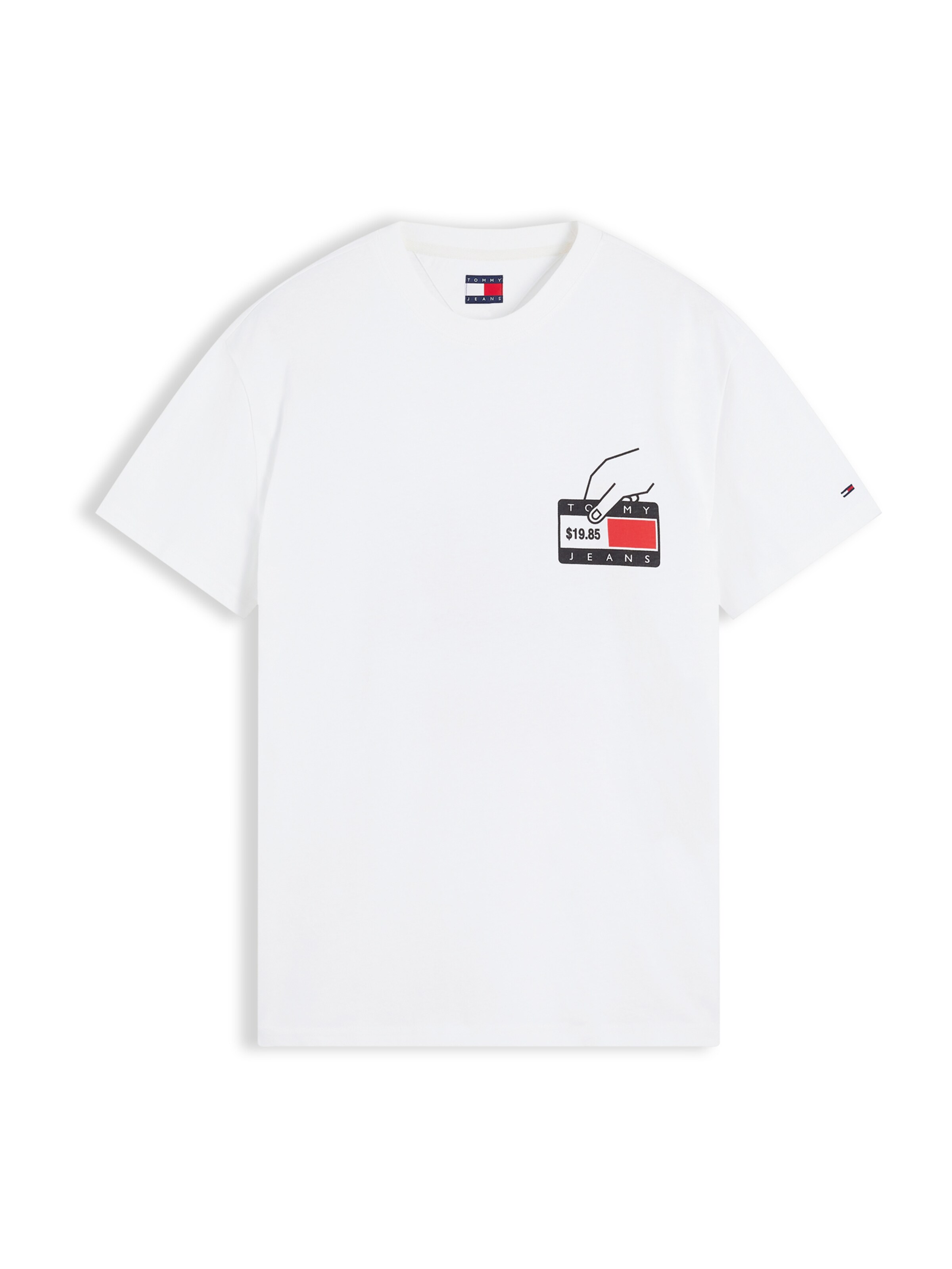 Tommy Jeans Shirt in White: front