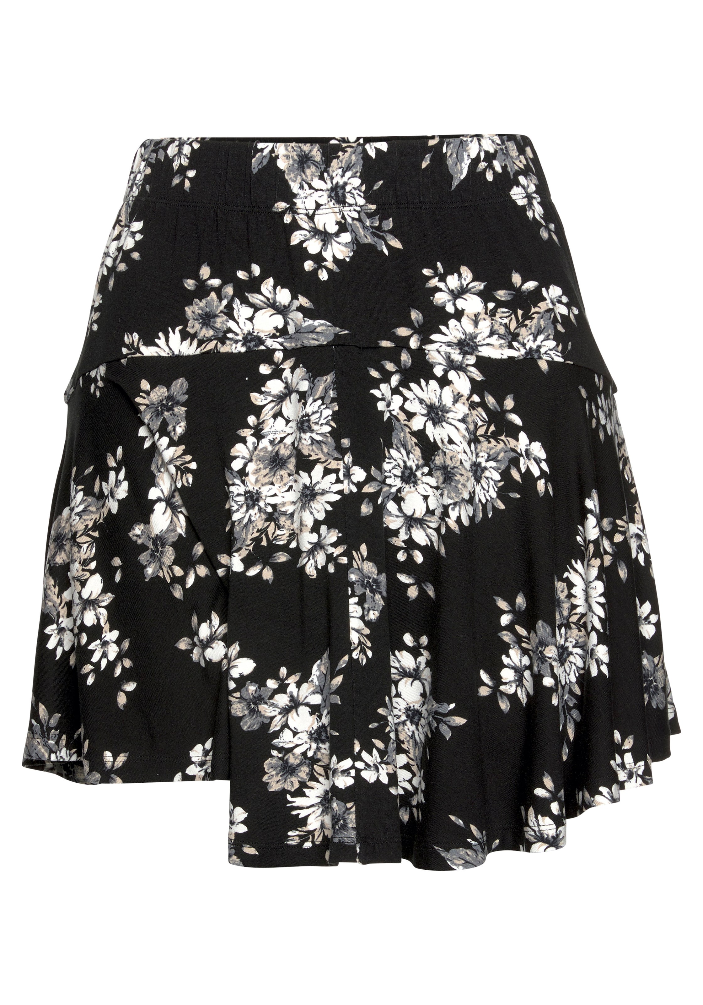 LASCANA Юбка в Черный: спереди