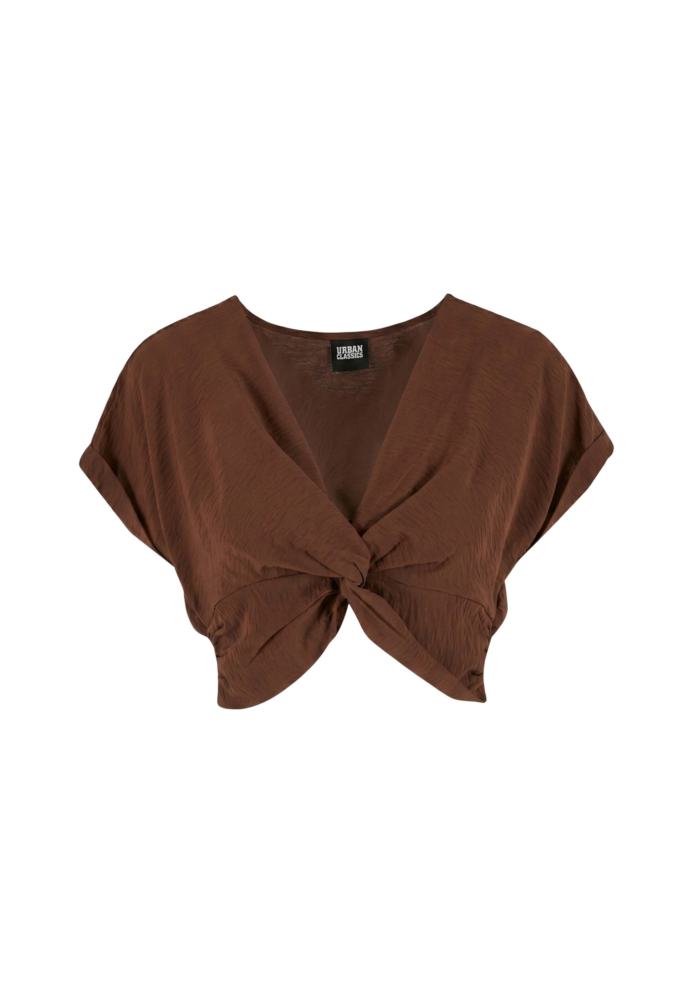 Urban Classics Bluse in Braun: Vorderseite