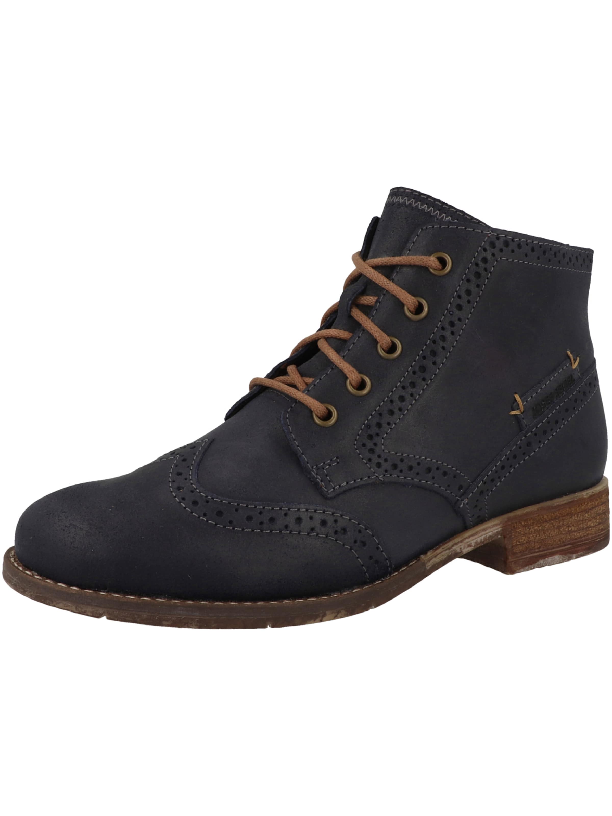 JOSEF SEIBEL Lace-Up Ankle Boots 'Sienna 15' in Navy ABOUT YOU