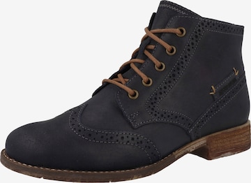 JOSEF SEIBEL Lace-Up Ankle Boots 'Sienna 15' in Navy ABOUT YOU