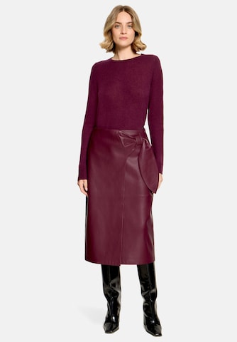 Cartoon Pullover in Lila