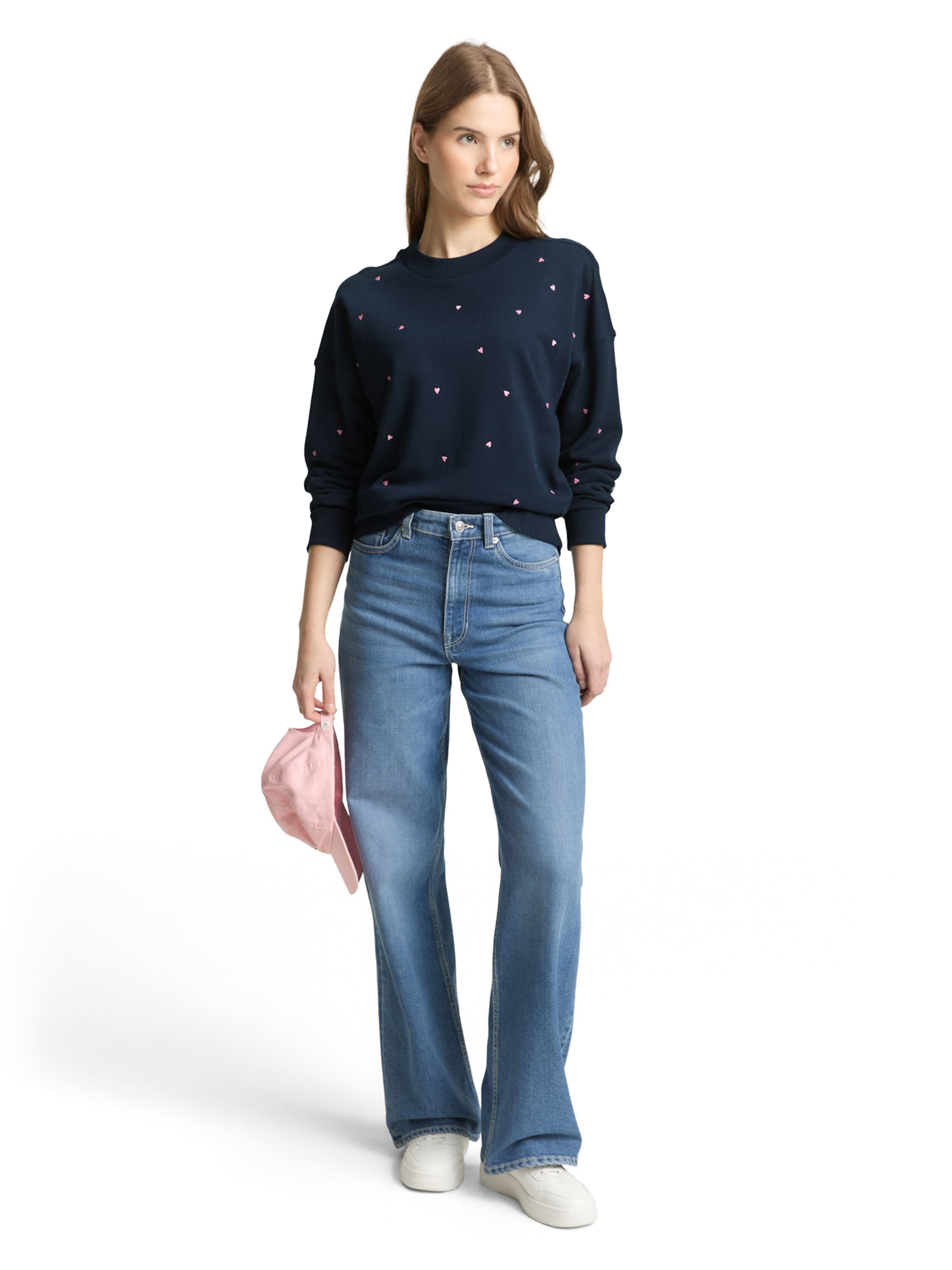 Sweat-shirt TOM TAILOR DENIM en bleu