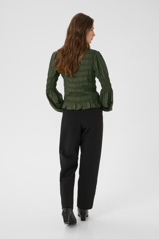 Cream Blouse 'Henva' in Groen