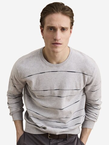 Pull-over Il Lanificio en gris : devant