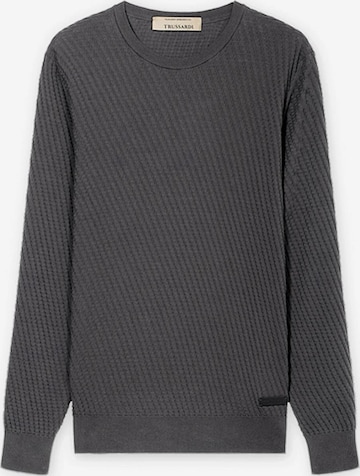 Pull-over Trussardi en gris : devant