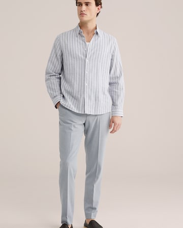 WE Fashion Средняя посадка Рубашка в Синий