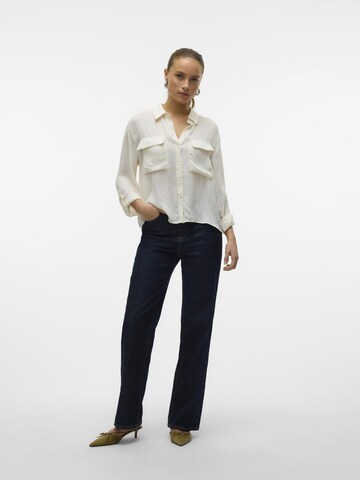 VERO MODA Blouse 'VMFABIANA' in Grey