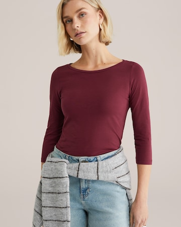 WE Fashion Футболка в Красный: спереди