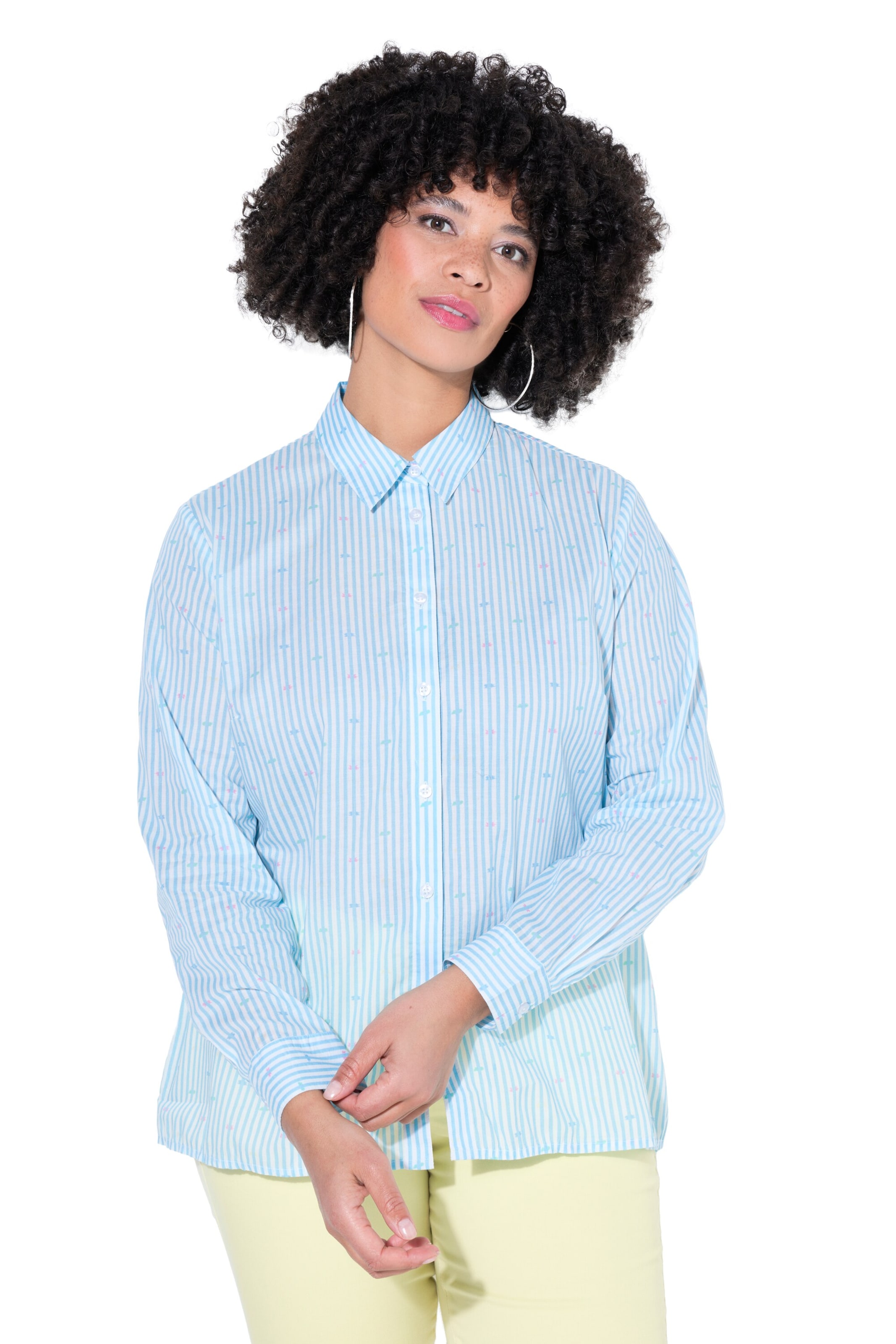 Angel of Style Bluse in Blau: Vorderseite