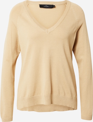 Pull-over 'Tana' Peppercorn en beige : devant