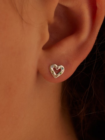 Boucles d'oreilles Lucardi en argent