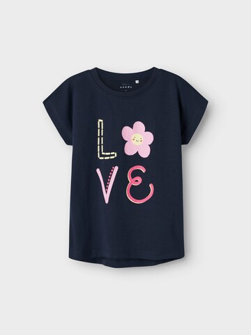 NAME IT Μπλουζάκι 'NMFVIOLET' σε μπλε