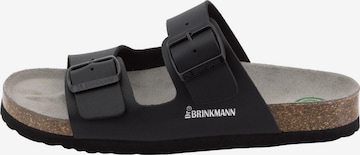 DR. BRINKMANN Pantolette 'Bonillo' in Schwarz: Vorderseite