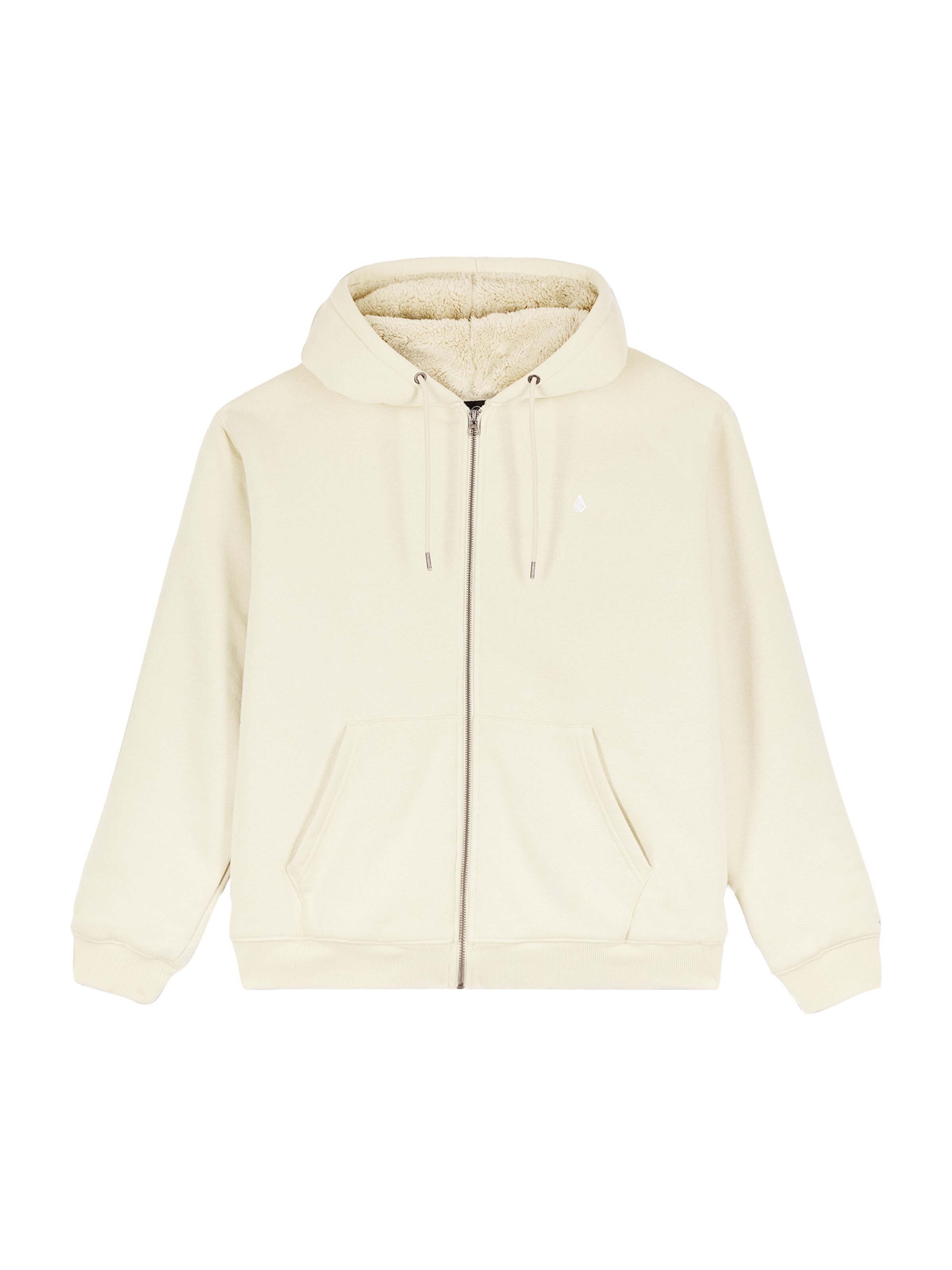 Veste de survêtement 'Single Stone Lined' Volcom en beige : devant