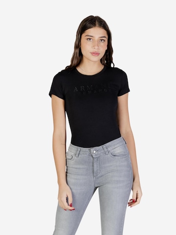 Top 'XW002289 AF17173' di ARMANI EXCHANGE in nero: frontale