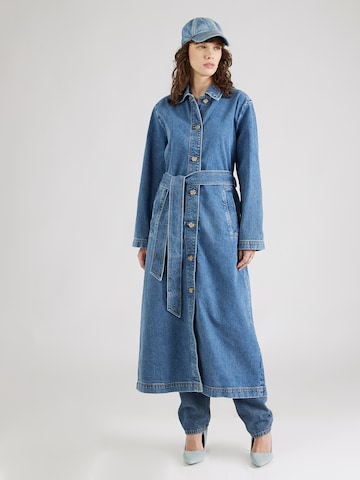 Manteau mi-saison 'Clara' Lindex en bleu : devant