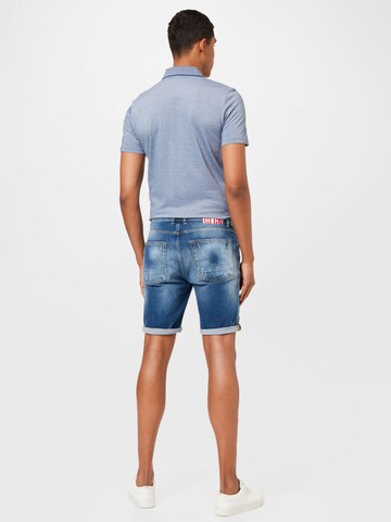 Goldgarn Regular Shorts 'PLANKEN' in Blau