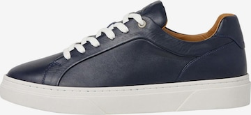 Sneaker bassa 'Hackney Class' di Hackett London in blu: frontale