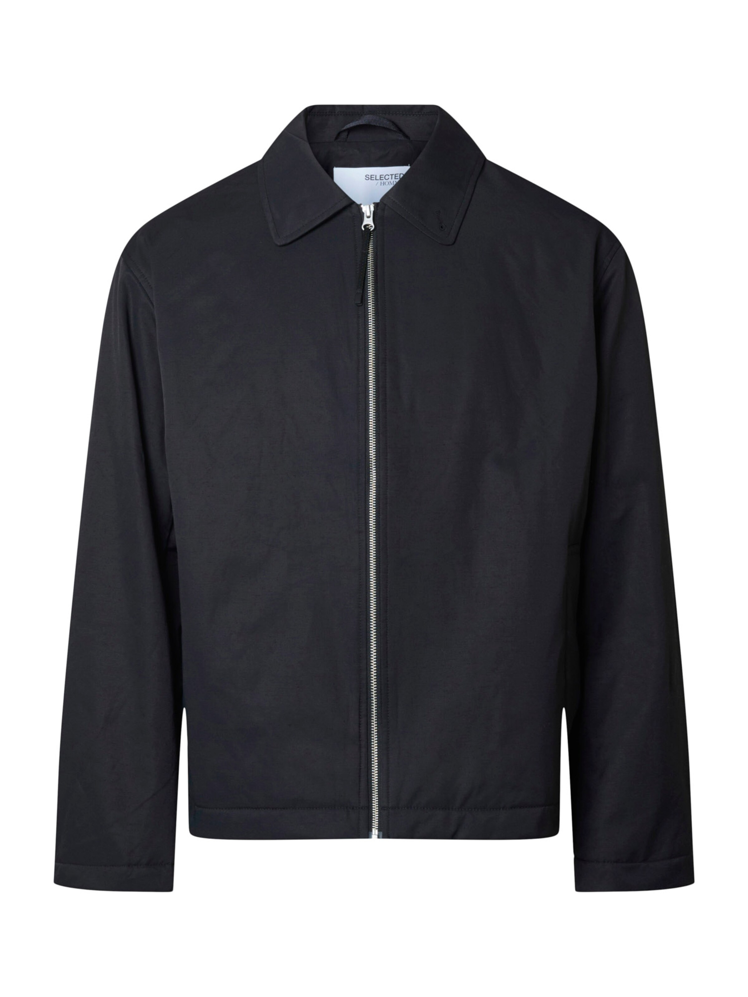 SELECTED - Chaqueta de entretiempo 'SLHCedric' en negro: frente
