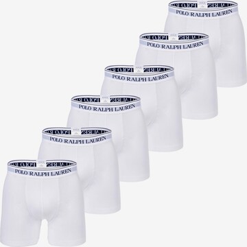 Boxers Polo Ralph Lauren en blanc : devant