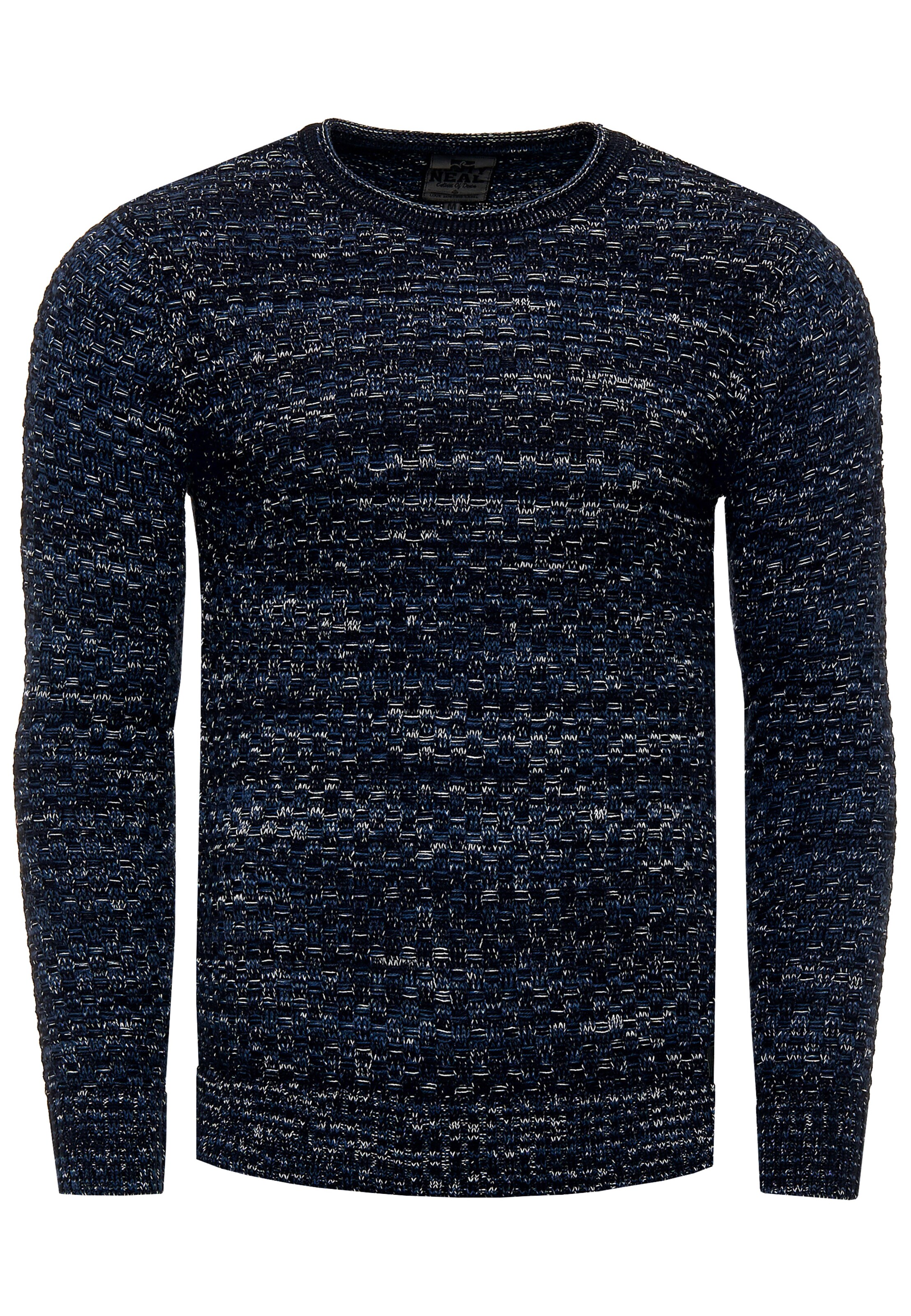 Rusty Neal Pullover in Blau: Vorderseite
