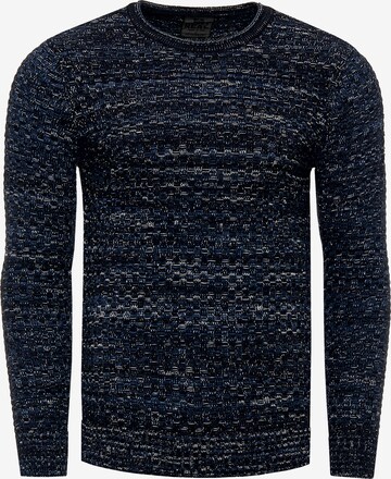 Rusty Neal Sweater in Blue: front