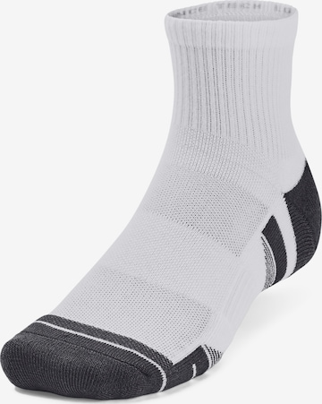UNDER ARMOUR Sports socks in White: front