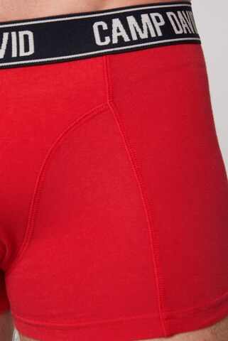 CAMP DAVID Boxershorts in Rot